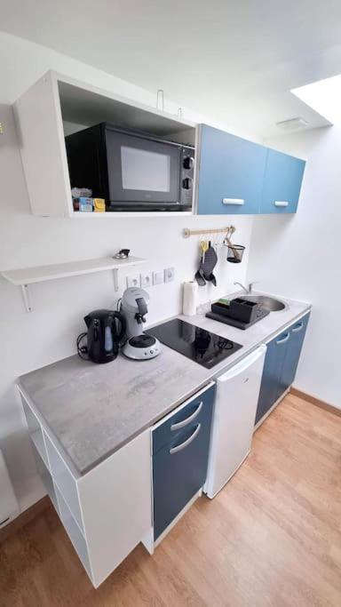 Studio En Rez De Jardin Avec Terrasse Privee - Le Petit Chateau Avesnois - Tv - Wifi - Logement Complet Avesnes-sur-Helpe Exterior foto